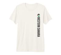 Western Sahara Flag Vertical Premium T-Shirt