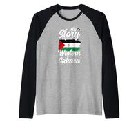 Western Sahara Raglan Baseball Tee