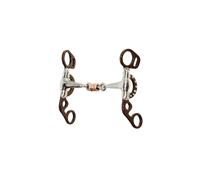 Western snaffle bit for horses in stainless steel Metalab Antique