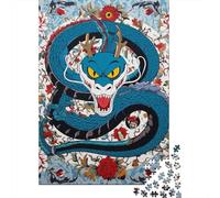 Western Snake Wooden Jigsaw Puzzles Adults Fun 1000 Pieces Education Game Home Decoration Stress Relief Toy Intellectual Game Challenge Educational 1000pcs (75x50cm)
