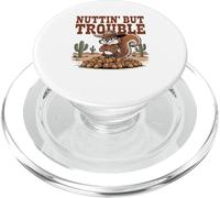 Western Squirrel Outlaw Nuttin' But Trouble PopSockets PopGrip for MagSafe