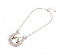 Western Stakes Luxury Frontier Elegance Western Necklace High End Rodeo Pendant 18" Chain Designer Country Jewelry