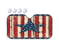 Western Stars Stripes Windshield Sunshade for Cars Auto Truck Van RVs