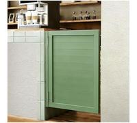 Western Style Cafe Swinging Doors, Swinging Half Doors, Heavy Duty Half Door with Spring Hinges, Width 40-100cm, for House Kitchen Shop Entrance Pub Porch(Green,WxH 78x80cm)