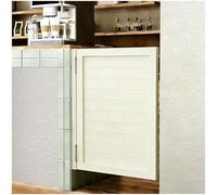 Western Style Cafe Swinging Doors, Swinging Half Doors, Heavy Duty Half Door with Spring Hinges, Width 40-100cm, for House Kitchen Shop Entrance Pub Porch(White,WxH 45x80cm)