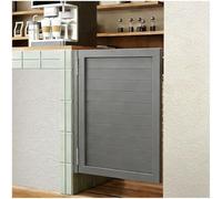 Western Style Cafe Swinging Doors, Swinging Half Doors, Heavy Duty Half Door with Spring Hinges, Width 40-100cm, for House Kitchen Shop Entrance Pub Porch(Gray,WxH 100x90cm)