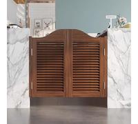 Western Swinging Saloon Door, Half Waist Height for Easy Access, Auto Close Mechanism, Ideal for Hallways, Kitchens, and Bars