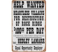 Western Theme Metal Tin Sign Vintage Wanted Outlaw Poster Rustic Wall Decor for Saloon Bar Man Cave 8 X 12 inch