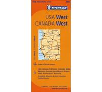 Western USA, Western Canada - Michelin Regional Map 585