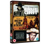 Westerns Triple -True Grit (1969), Once Upon a Time in the West, Shane [DVD]