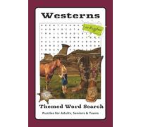 Westerns Word Search Puzzle Book: Word Searches with Easy to Read Print about Westerns, homesteading, Wild wild West and more | 6 x 9, 110 pages, 12 ... Gift for Vacation, Holidays and Free Times