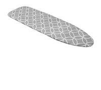 Westex Circles Heavy Duty Ironing Board Cover and Pad, Thick 3-Layer Stain Resistant Padding, Elasticized Skirt, Click-to-Close Fastener, 15 x 54 Inch (Board NOT Included, Cover ONLY)