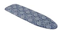 Westex Floral Paisley Heavy Duty Ironing Board Cover and Pad, Thick 3-Layer Stain Resistant Padding, Elasticized Skirt, Click-to-Close Fastener, 15 x 54 Inch (Board NOT Included, Cover ONLY)