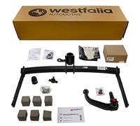 Westfalia Detachable Towbar for Audi A6 Estate/Saloon, Audi A7 Sportback (Year of Manufacture: 10/2014-08/2018) - Includes 13-pin Vehicle-specific Wiring Kit