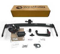 Westfalia Detachable Towing Hitch for Skoda Rapid (including Spaceback) (from 07/2015), Seat Toledo (07/2015-04/2019) - Set with 13-Pin Vehicle-Specific Electrical Kit