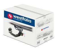 WESTFALIA New Detachable Swan Neck Tow Bar (vertical) compatible with Kia Sportage IV 06.2018 onwards with universal electrics 7-pin