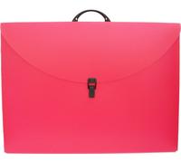 Westfolio Art Folder Raspberry A2, Carry Case Bag For Art, Painting, Keeps Paper, Document Flat, For Travel Artist