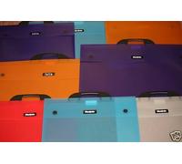 Westfolio Art Portfolio Folder Blue A3, 100 Sheet Capacity, Carry Case Bag for Art, Painting Keeps Paper Flat for Travel