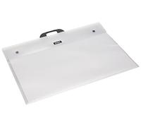 Westfolio Art Portfolio Folder Crystal A1, 100 Sheet Capacity, Carry Case Bag For Art, Painting Keeps Paper Flat For Travel, For School, Art Class, University, College, Homework, Projects
