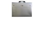 Westfolio Art Portfolio Folder Crystal A2, 100 Sheet Capacity, Carry Case Bag For Art, Painting Keeps Paper Flat For Travel, For School, Art Class, University, College, Homework, Projects