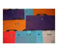 Westfolio Art Portfolio Folder Raspberry A1, 100 Sheet Capacity, Carry Case Bag For Art, Painting Keeps Paper Flat For Travel