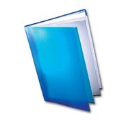 Westfolio Course Book Adjustable Capacity Blue A2, File Holder, Presentation Display Wallet, Paper, Document, Poly Clear Sleeves