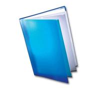 Westfolio Course Book Adjustable Capacity Blue A3, File Holder, Presentation Display Wallet, Paper, Document, Poly Clear Sleeves