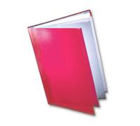 Westfolio Course Book Adjustable Capacity Raspberry A3, File Holder, Presentation Display Wallet, Paper, Document, Poly Clear Sleeves, For School, Art Class, University, College, Homework, Projects