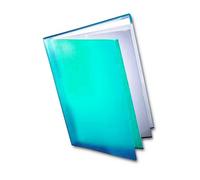 Westfolio Course Book Adjustable Capacity Turquoise A2, File Holder, Presentation Display Wallet, Paper, Document, Poly Clear Sleeves, For School, Art Class, University, College, Homework, Projects