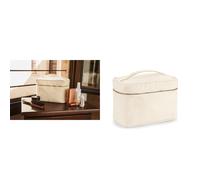 Natural Dipped Base Accessory Make-up Travel Bag with Zip