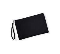 Westford Mill Canvas Wristlet Pouch - STYLISH AND PRACTICAL POUCH - Black/Black