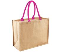 Westford Mill Classic Jute Shopper Bag (21 Litres) in Light Beige Westford Mill Light Beige