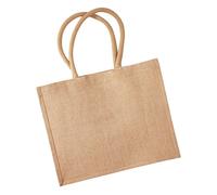 Westford Mill Classic Jute Shopper Bag (21 Litres) in Natural Westford Mill Natural