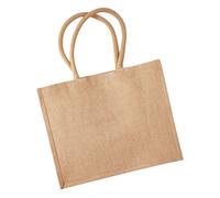 Westford Mill Classic Jute Shopper Bag (21 Litres) (Pack of BC4513