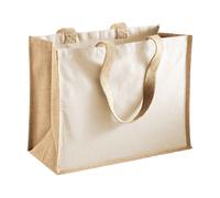 Westford Mill Classic Jute Shopper Bag PC6263