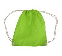 Westford Mill Cotton Gymsac - Lime Green