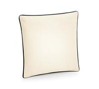 Westford Mill Cotton Piped Cushion Cover Natural/french Navy (One Size)