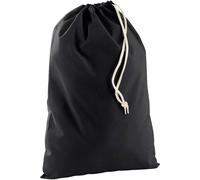 Westford Mill Cotton Recycled Stuff Bag in Black | Size: Small Westford Mill Black S