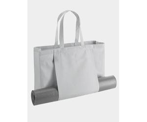 Westford Mill EarthAware Organic Cotton Yoga Tote Bag - Light Grey