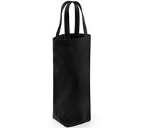 Westford Mill Fairtrade Bottle Bag Black (One Size)