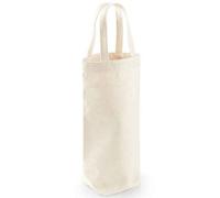 Westford Mill Fairtrade Bottle Bag Natural (One Size)