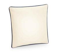 Westford Mill Fairtrade Piped Cushion Cover Natural/french Navy (One Size)
