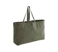 Westford Mill Garment Dyed Oversized Tote Bag - Vintage Moss, Extra Large Recycled Canvas Tote with Washed Finish, Durable Construction, Comfortable Webbing Handles, Made for Decoration