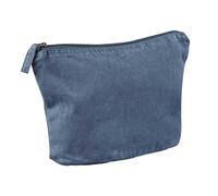 Westford Mill Garment Dyed Toiletry Bag in Vintage Denim Westford Mill Vintage Denim
