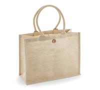 Westford Mill Juco Shopper Bag (Pack of 2)One Size Natural BC4535