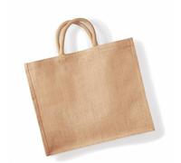 Westford Mill Jumbo Jute Shopper Bag (29 Litres) in Natural Westford Mill Natural