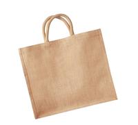 Westford Mill Jumbo Jute Shopper Bag (29 Litres) (Pack Of 2)One Size Natural BC