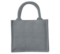 Westford Mill Jute Mini Gift Bag (6 Litres) (Pack Of 2) Graphite Grey/graphite Grey (One Size)
