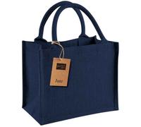 Westford Mill Jute Mini Gift Bag Navy (One Size)