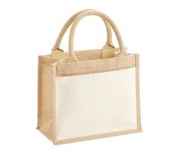 Westford Mill Jute Pocket Gift Bag Natural (One Size)